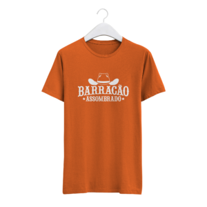 Camiseta Alaranjado Barracão Assombrado