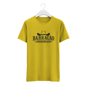 Camiseta Mostarda Barracão Assombrado