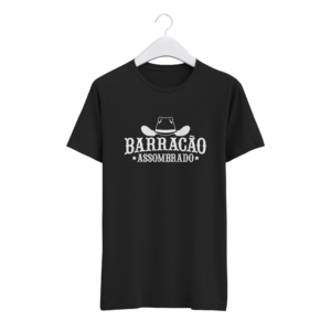 Camiseta Preta Barracão Assombrado