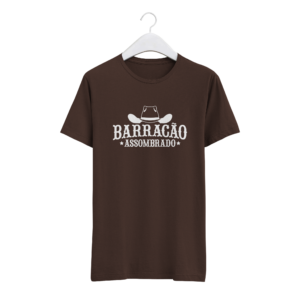 Camiseta Marrom Barracão Assombrado